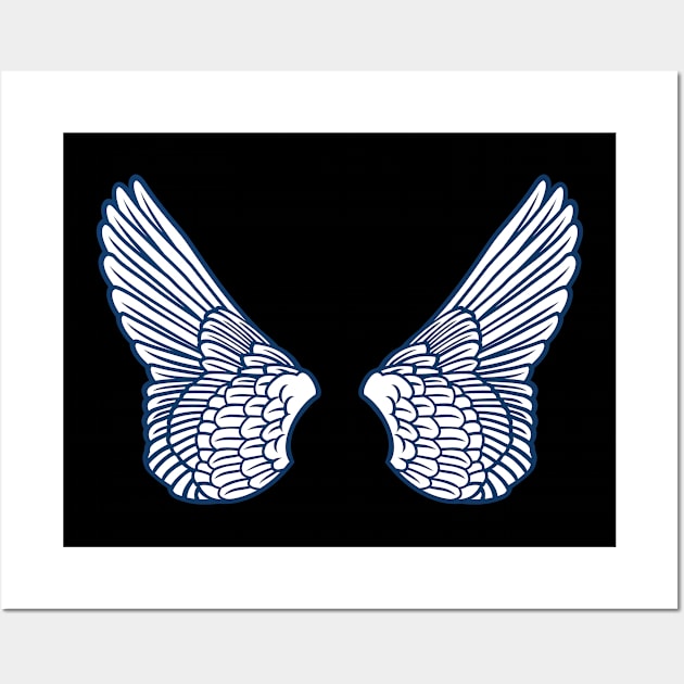 Angel Wings Wall Art by ShirtyLife